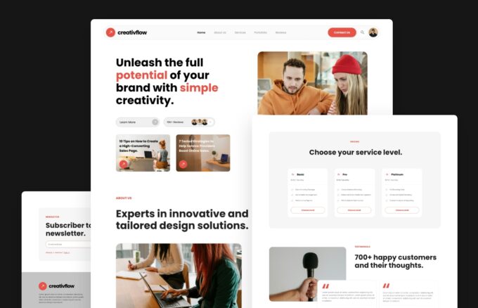 Creativflow - Creative Agency Landing Page – 2