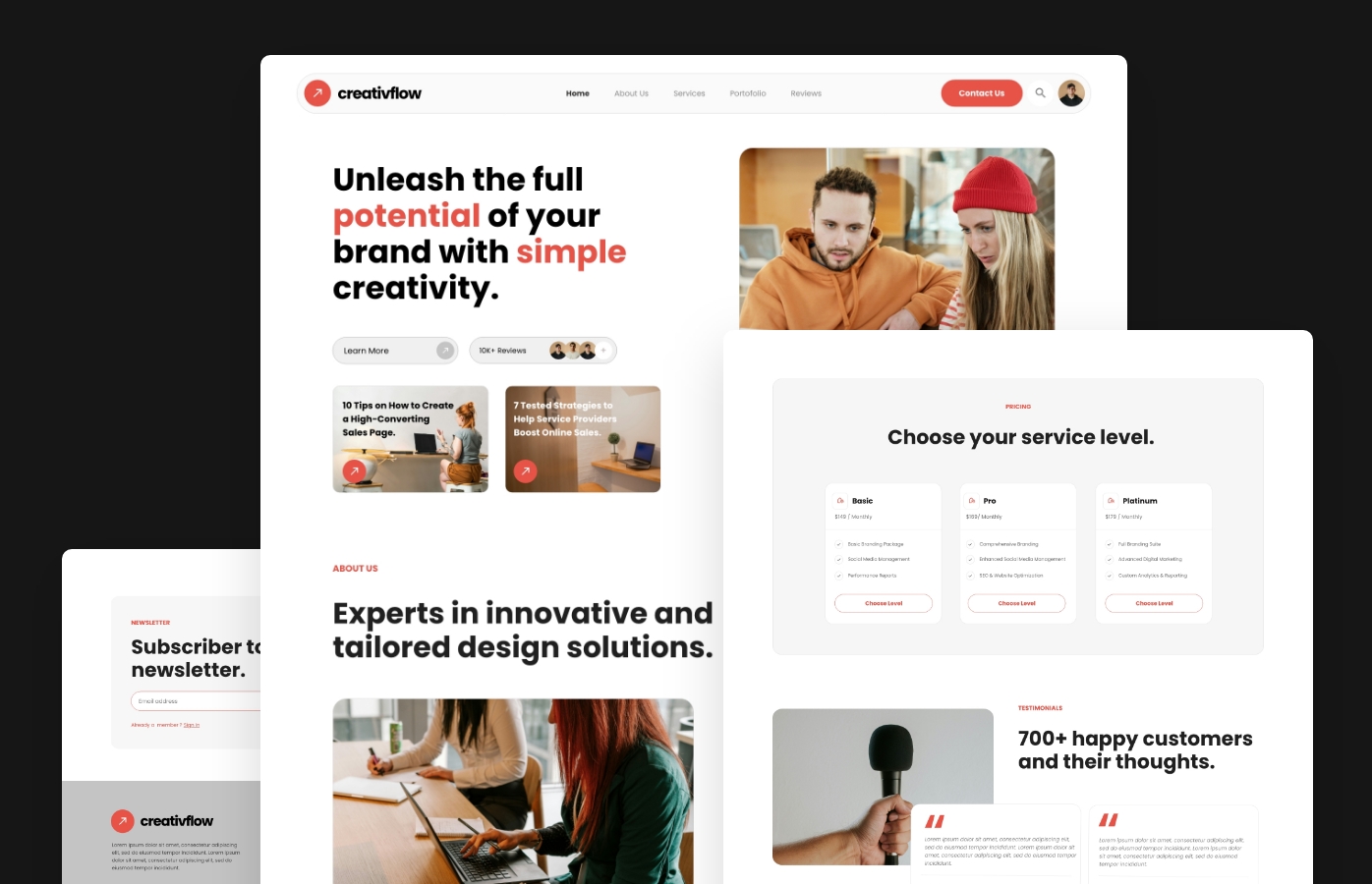 Creativflow - Creative Agency Landing Page – 2