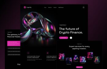 Cryptofy - Crypto Finance Landing Page – 2